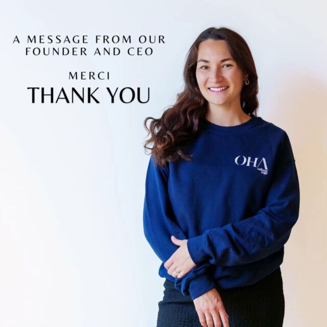 We have a message from OHA's founder and CEO specially for you!

Don't forget to check your emails to read the entire message!

#OHAwellnessyoga #OHAwellnesstoronto #wellnessstudio #yogastudio #holisticwellnesstoronto